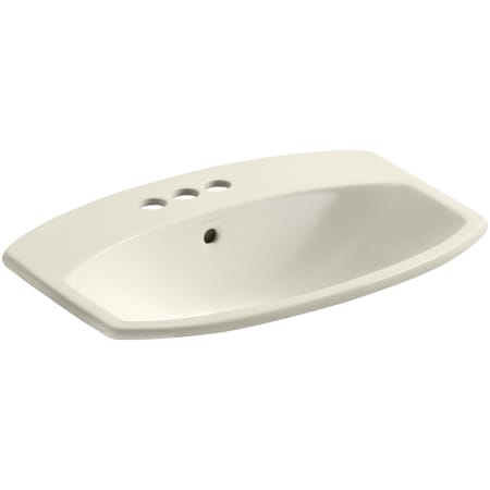 Kohler Cimarron 20-3/8" Drop In Bathroom Sink with 3 Holes Drilled and Overflow Almond