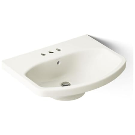 Kohler Cimarron 21" Pedestal Bathroom Sink with 3 Holes Drilled and Overflow Biscuit