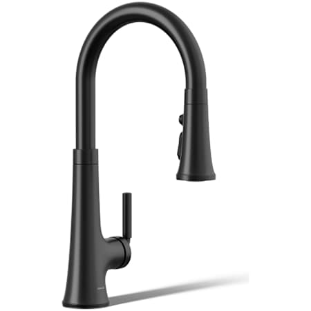 Kohler Tone 1.5 GPM Single Hole Pull Down Kitchen Faucet Matte Black