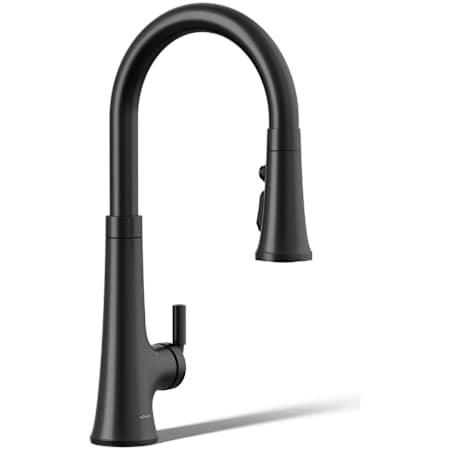 Kohler Tone Touchless Pull-Down Kitchen Sink Faucet with Three-Function Sprayhead Matte Black