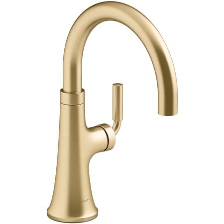 Kohler Tone 1.5 GPM Single Hole Bar Faucet Vibrant Brushed Moderne Brass