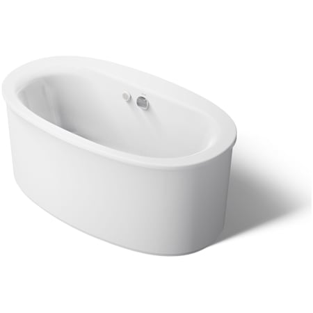 Kohler Sunstruck 61" Free Standing Acrylic Air Tub with Center Drain and Overflow White