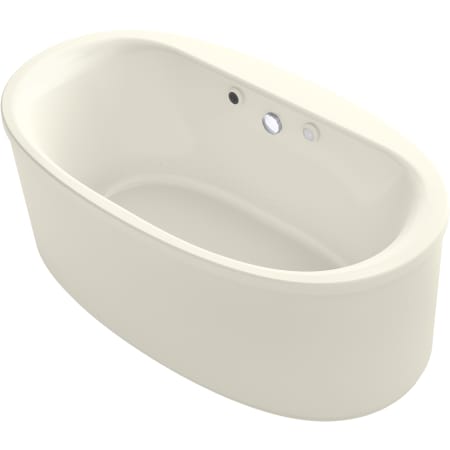 Kohler Sunstruck 61" Free Standing Acrylic Air Tub with Center Drain and Overflow Biscuit