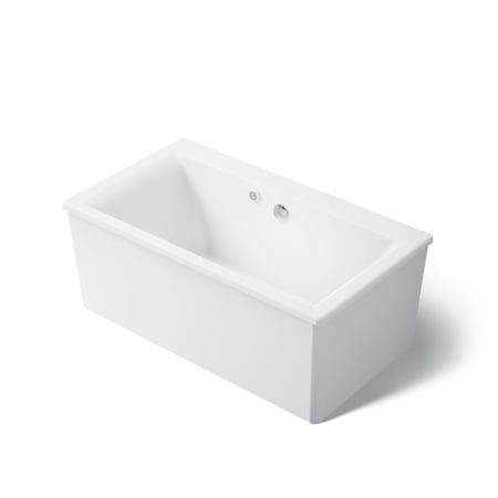 Kohler Stargaze 61" Free Standing Soaking Tub with Center Drain White