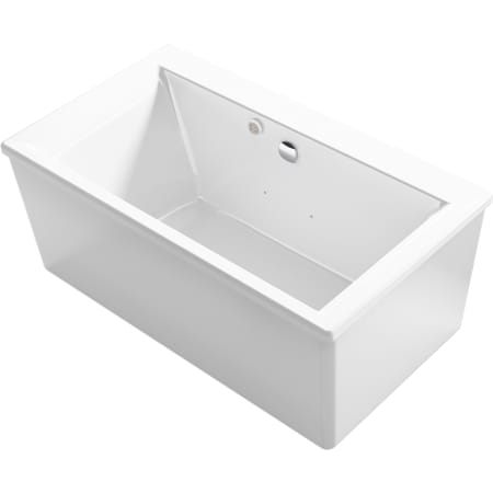 Kohler Stargaze 61" Free Standing Acrylic Air Tub with Center Drain and Overflow White