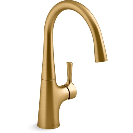 Vibrant Brushed Moderne Brass