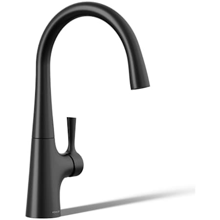 Kohler Tempered 1.5 GPM Single Hole Bar Faucet Matte Black