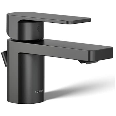 Kohler Parallel 1.2 GPM Single Hole Bathroom Faucet with Pop-Up Drain Assembly Matte Black