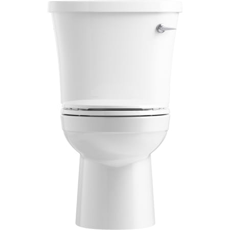 Kohler Kingston 1.28 GPF Two Piece Elongated Toilet with Right Hand Lever - Less Seat White