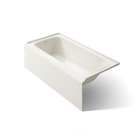 Kohler Avec 60" Three Wall Alcove Acrylic Soaking Tub with Left Drain Biscuit