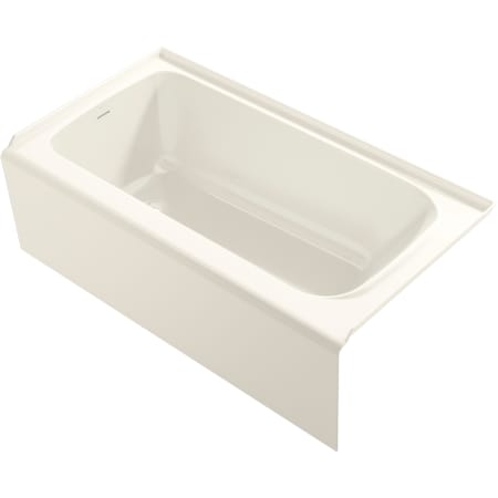 Kohler Avec 60" Three Wall Alcove Acrylic Soaking Tub with Left Drain Biscuit