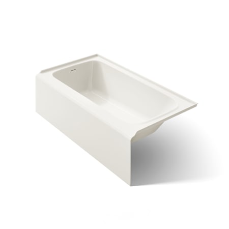 Kohler Avec 60" Three Wall Alcove Acrylic Soaking Tub with Left Drain Biscuit