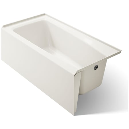 Kohler Irvine 60" x 30" Alcove Bath with Right-Hand Drain Biscuit