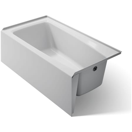 Kohler Irvine 60" x 32" Alcove Bath with Right Hand Drain Ice Grey