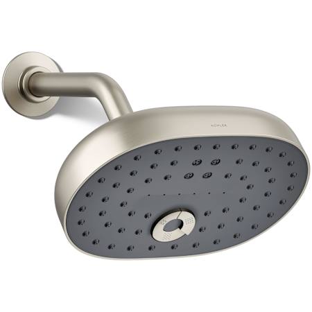 Kohler Statement 2.5 GPM Multi Function Shower Head with MasterClean Sprayface and Katalyst Air Induction Technology Vibrant Brushed Nickel