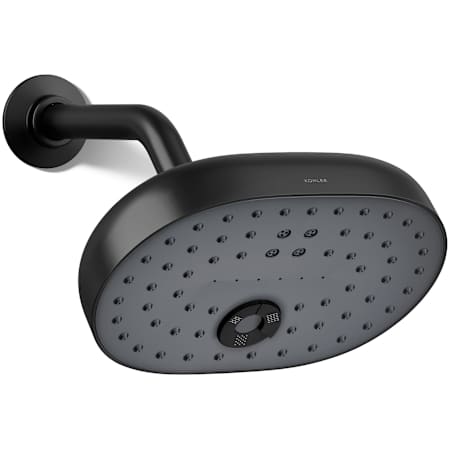 Kohler Statement 1.75 GPM Multi Function Shower Head with MasterClean Sprayface and Katalyst Air Induction Technology Matte Black