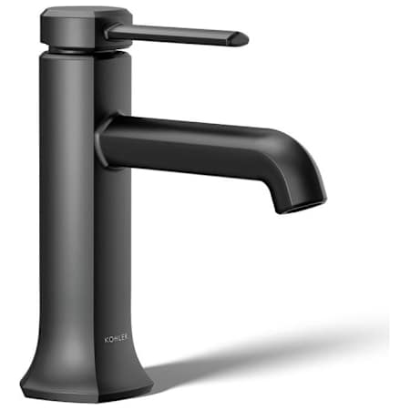 Kohler Occasion 0.5 GPM Single Hole Bathroom Faucet with Pop-Up Drain Assembly Matte Black