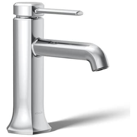Kohler Occasion 0.5 GPM Single Hole Bathroom Faucet with Pop-Up Drain Assembly Polished Chrome
