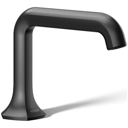 Kohler Occasion 1.2 GPM Widespread Bathroom Faucet with Pop-Up Drain Assembly - Less Handles Matte Black