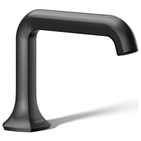 Kohler Occasion 0.5 GPM Single Hole Bathroom Faucet with Pop-Up Drain Assembly Matte Black