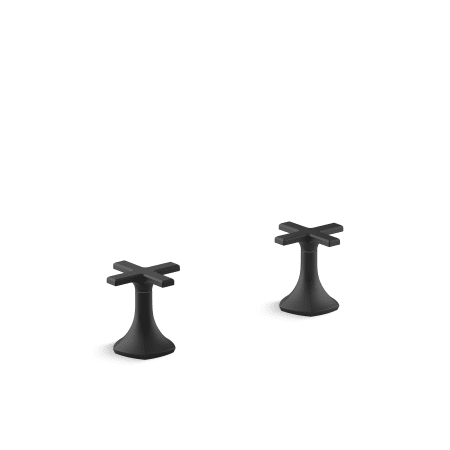 Kohler Occasion Cross Handles for Bathroom Sink Matte Black