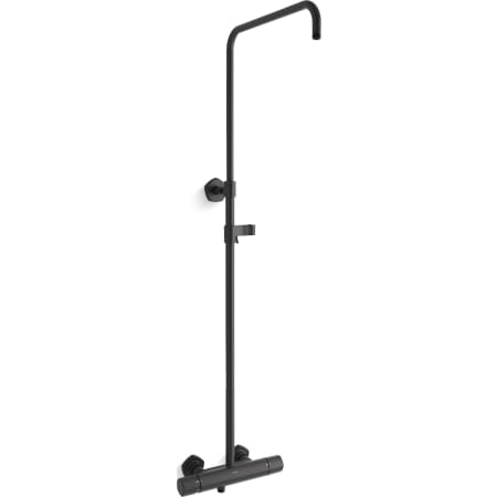 Kohler Occasion Two-Way Exposed Thermostatic Valve and Shower Column Kit Matte Black