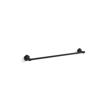 Kohler Occasion 24" Zinc Towel Bar Matte Black