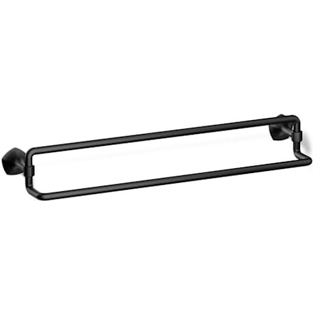Kohler Occasion 24" Zinc Double Towel Bar Matte Black