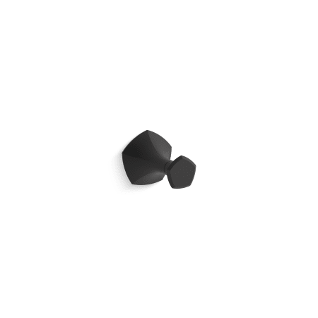 Kohler Occasion Single Robe Hook Matte Black
