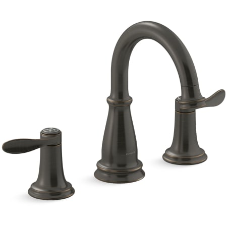 Kohler Bellera 1.2 GPM Widespread Bathroom Faucet with Clicker Drain Assembly and UltraGlide Ceramic Disc Valves Oil Rubbed Bronze