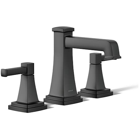 Kohler Riff 1.2 GPM Widespread Bathroom Faucet Matte Black