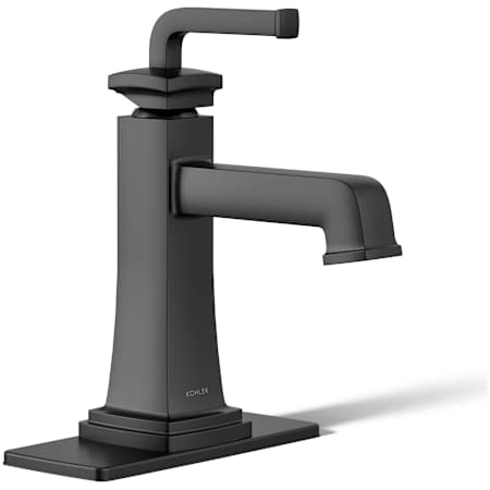 Kohler Riff 1.2 GPM Single Hole Bathroom Faucet Matte Black