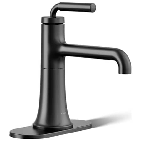 Kohler Tone Waschbeckenarmatur – Einhand-Mischbatterie, Poliertes Chrom/mattes Schwarz, 1,2 GPM