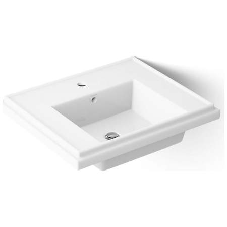 Kohler Tresham 24" Pedestal Fireclay Bathroom Sink with Single Faucet Hole Drilled and Overflow - Less Drain Assembly White