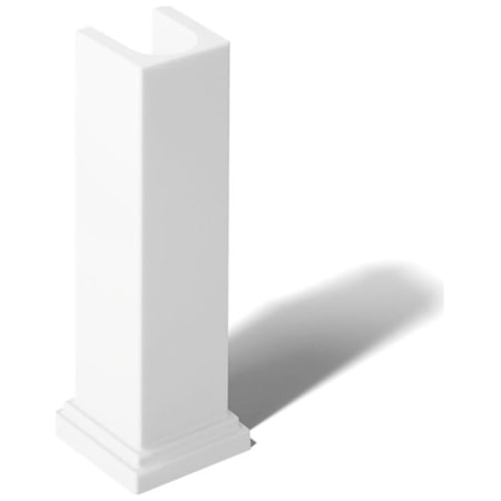 Kohler Tresham Fireclay Pedestal Only for the K-2757 and K-2758 Bathroom Sinks White