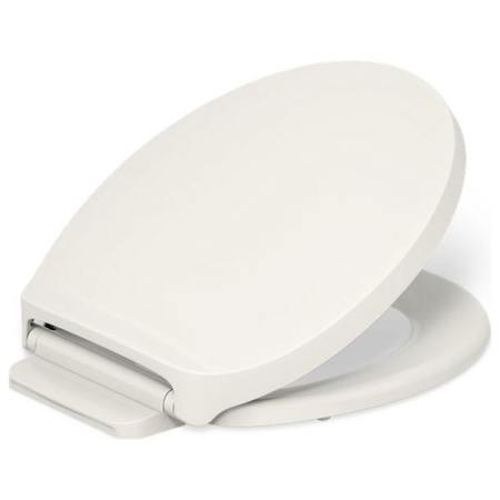 Kohler Drift ReadyLatch Quiet-Close Round-Front Toilet Seat Biscuit