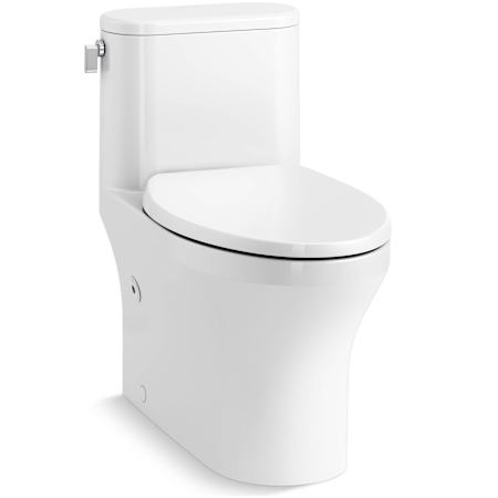 Kohler Spacity 1.28 GPF One Piece Elongated Toilet with Left Hand Lever White