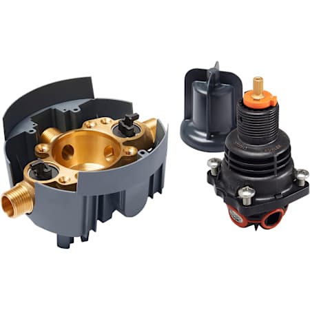 Kohler Rite-Temp Thermostatic Valve Body And Cartridge Kit With Service Stops N/A