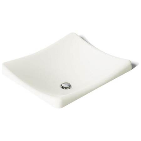 Kohler DemiLav 18-1/4" Enameled Cast Iron Wading Pool Bathroom Sink Biscuit