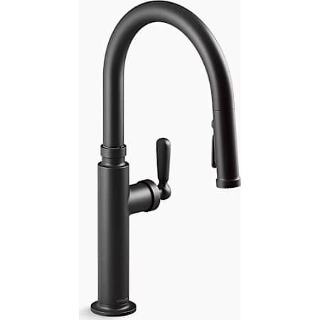 Kohler Edalyn by Studio McGee 1.5 GPM Single Hole Pull Down Kitchen Faucet Matte Black