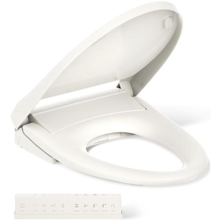 Kohler Irvine E915 Elongated Bidet Toilet Seat With Remote Control Biscuit