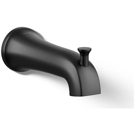 Kohler Tempered 6-3/8" Integrated Diverter Tub Spout Matte Black