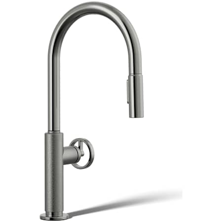 Kohler Billet Touchless Pull-Down Kitchen Sink Faucet with Two-Function Sprayhead Vibrant Titanium