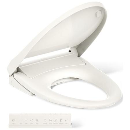 Kohler PureWash E930 Elongated Bidet Seat with Remote Control Biscuit