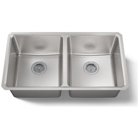 Kohler Buckley 32-1/4" Undermount Double Basin Stainless Steel Kitchen Sink Stainless Steel