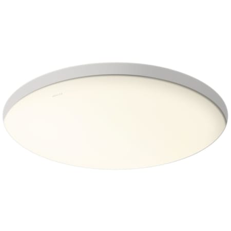Kohler 16-1/8" Circular Vitreous China Undermount Bathroom Sink Biscuit