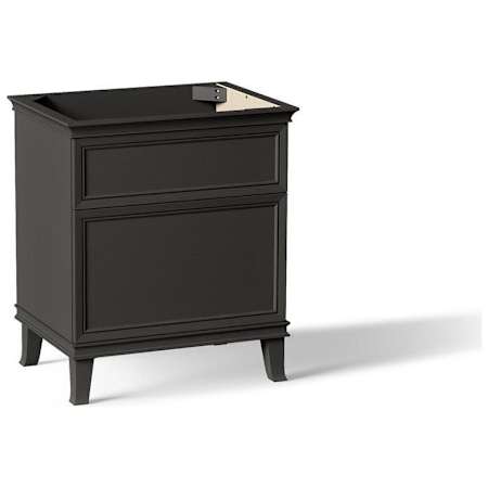 Kohler Artifacts 30" Single Free Standing Vanity Cabinet Only - Less Vanity Top Carbon Oak