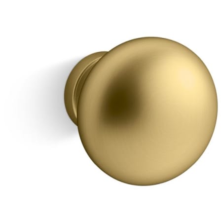 Kohler Malin by Studio McGee 1-1/8 Inch Mushroom Cabinet Knob Vibrant Brushed Moderne Brass