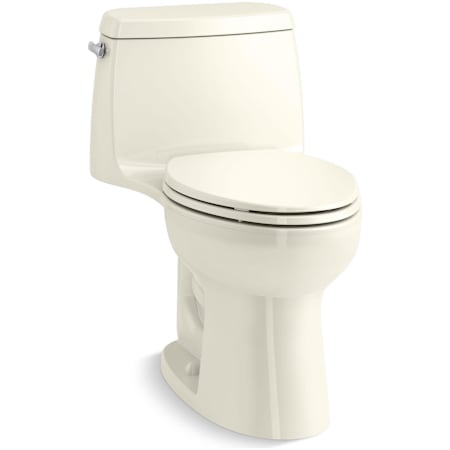 Kohler Santa Rosa 1.6 GPF One Piece Elongated Toilet with Left Hand Lever, Revolution 360 Flushing Technology, and Slow Close Seat Included Biscuit