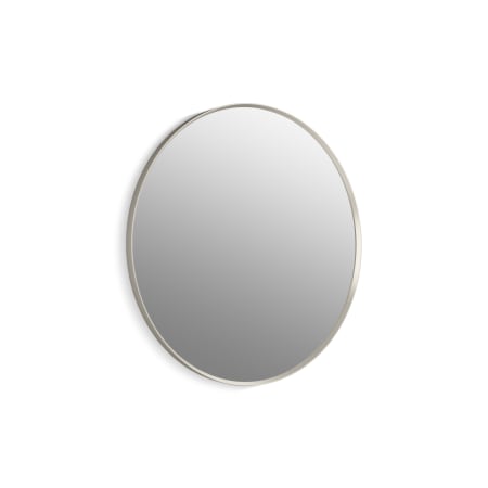 Kohler Essential 36-1/8" W x 36" H Transitional Circular Metal Framed Bathroom Wall Mirror Brushed Nickel